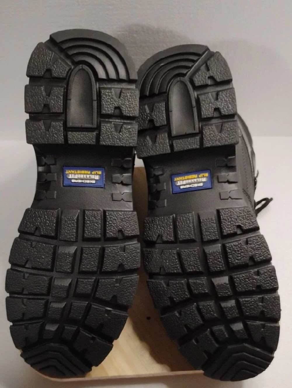 Skechers Black Men's Tactical Lace-Up Boots